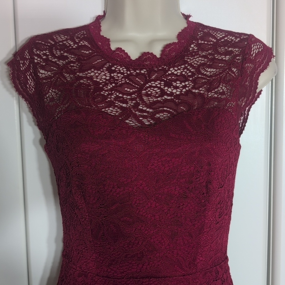 Aupuls Red/Burgundy Dress size Xsmall - Picture 2 of 8